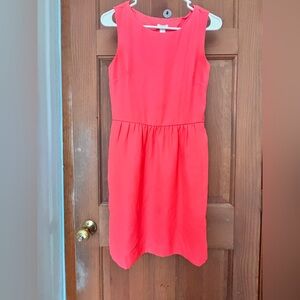 J. Crew Vibrant Coral dress